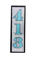 Custom House Number Plaque 3 Digits