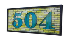 Custom House Number Plaque 3 Digits