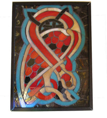 Celtic Bird Art Glass Mosaic