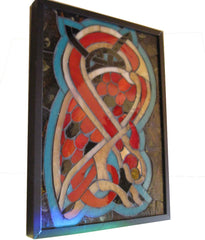 Celtic Bird Art Glass Mosaic