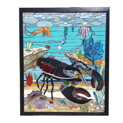 Custom Animal Mosaic in Stained Glass