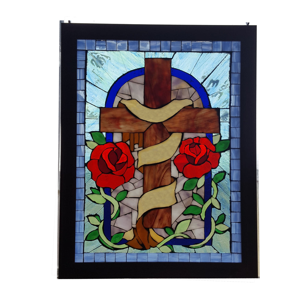 Memorial Cross Custom Mosaic